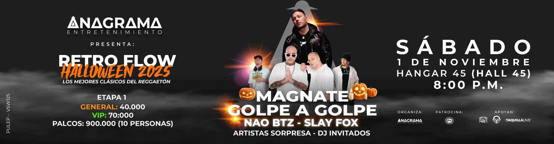 concierto RETRO FLOW HALLOWEEN 2025 en Medellín