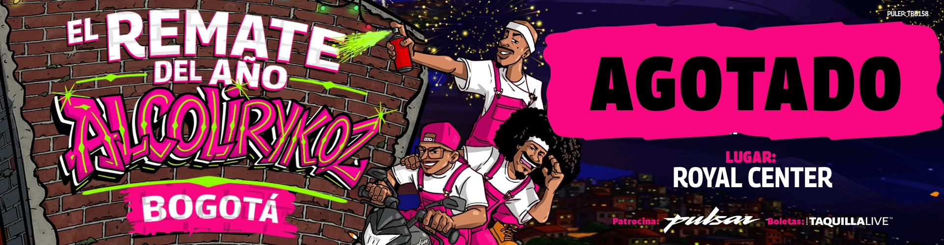 concierto EL REMATE DEL AÑO ALCOLIRYKOZ BOGOTA en Bogotá