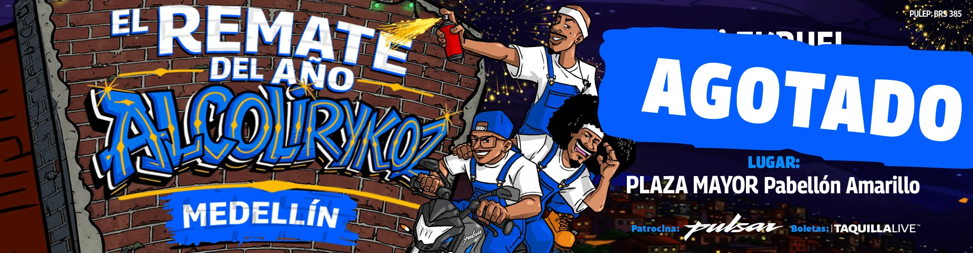 concierto EL REMATE DEL AÑO ALCOLIRYKOZ MEDELLIN en Medellín