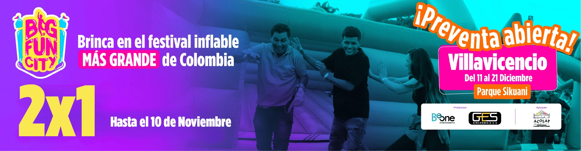 - FESTIVAL DE INFLABLES MAS GRANDE DE COLOMBIA DIA11 en Villavicencio