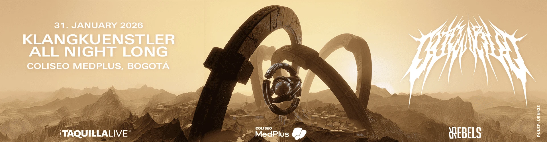 concierto OUTWORLD X REBELS en Bogotá