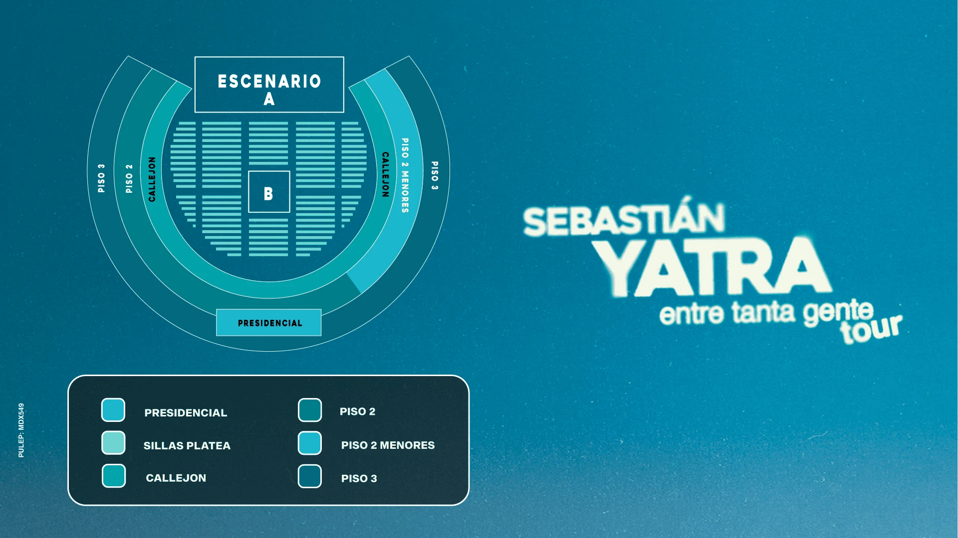 Precios de boletas del concierto de ENTRE TANTA GENTE TOUR en Medellín