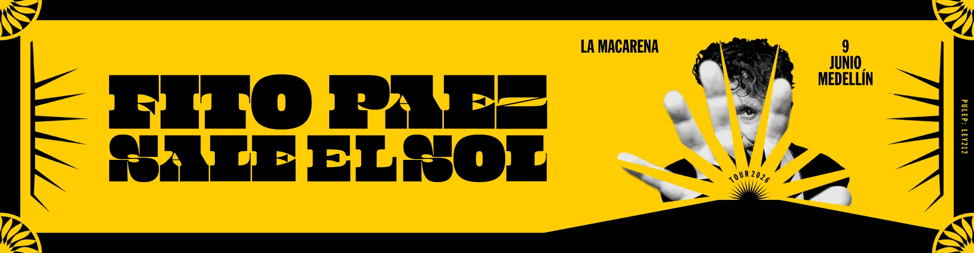 concierto FITO PAEZ SALE EL SOL en Medellín