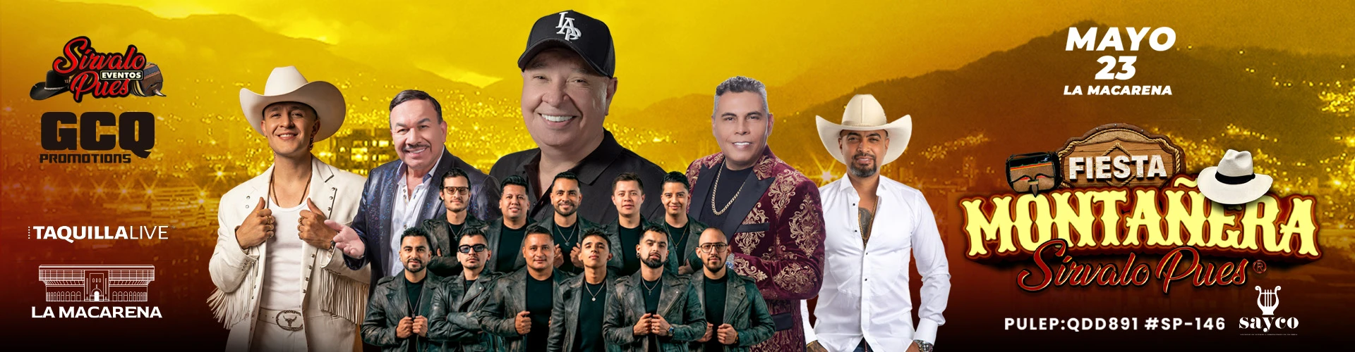 concierto FIESTA MONTAÑERA en Medellín