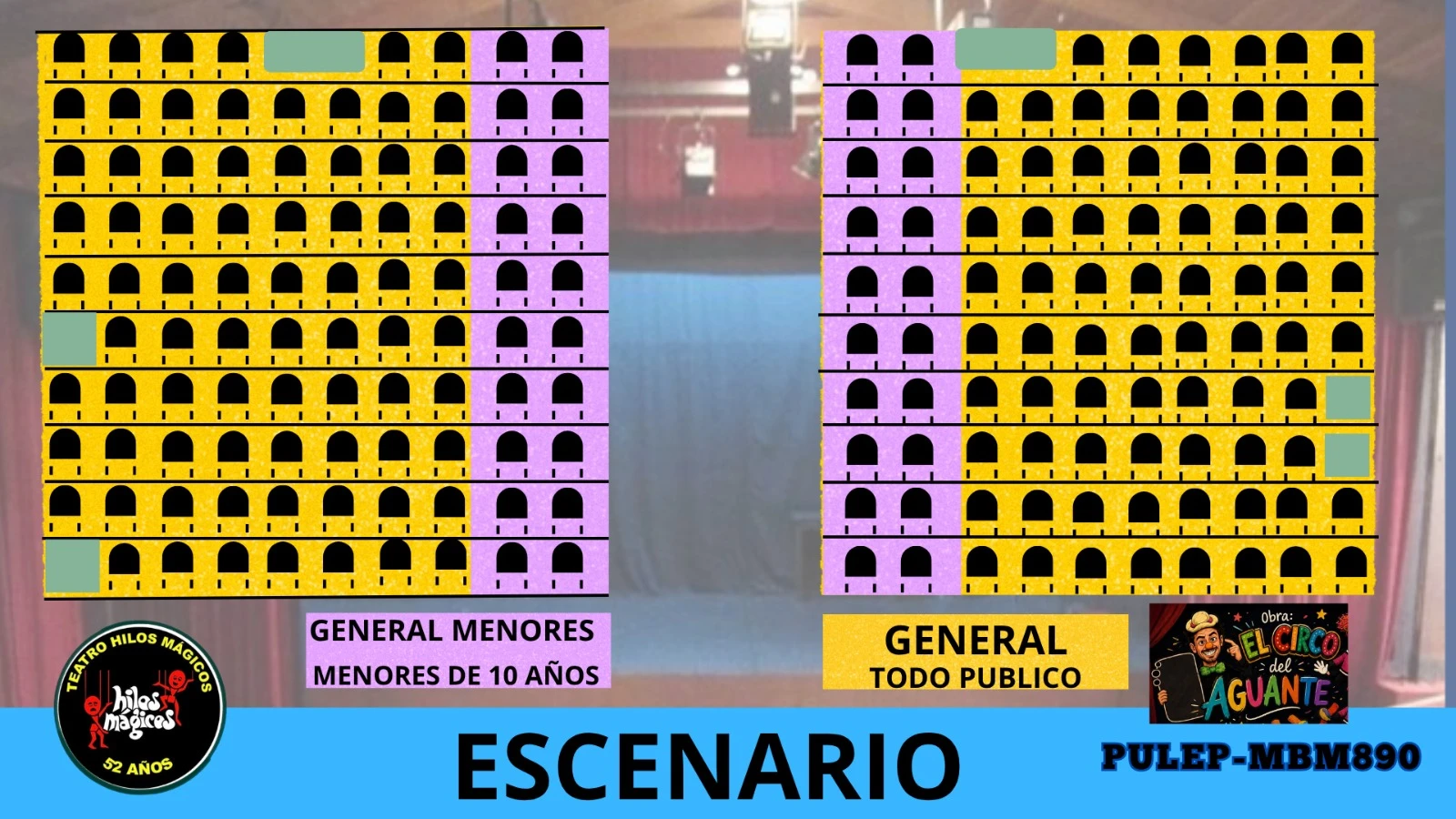 Precios de boletas del show de EL CIRCO DEL AGUANTE en Bogotá