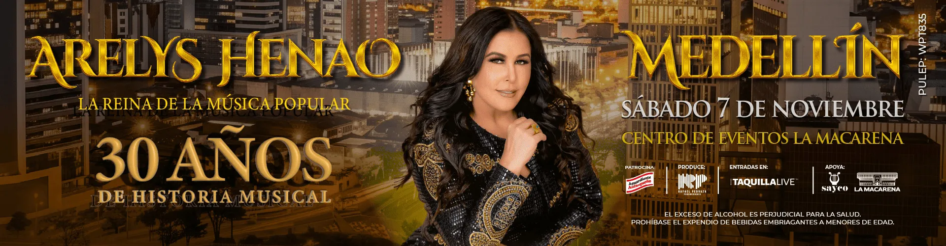 concierto ARELYS HENAO MEDELLÍN: 30 AÑOS DE CARRERA MUSICAL en Medellín
