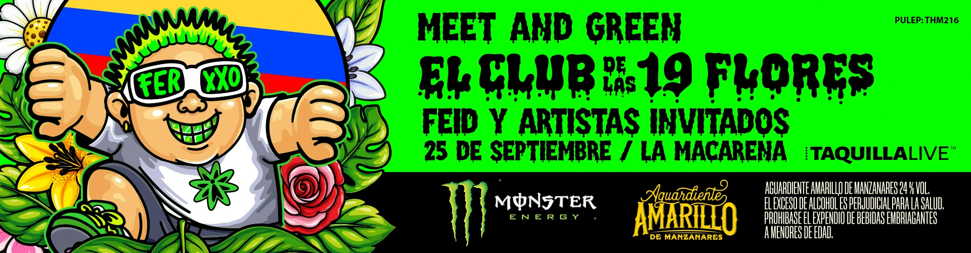 concierto MEET & GREEN - EL CLUB DE LAS 19 FLORES en Medellín