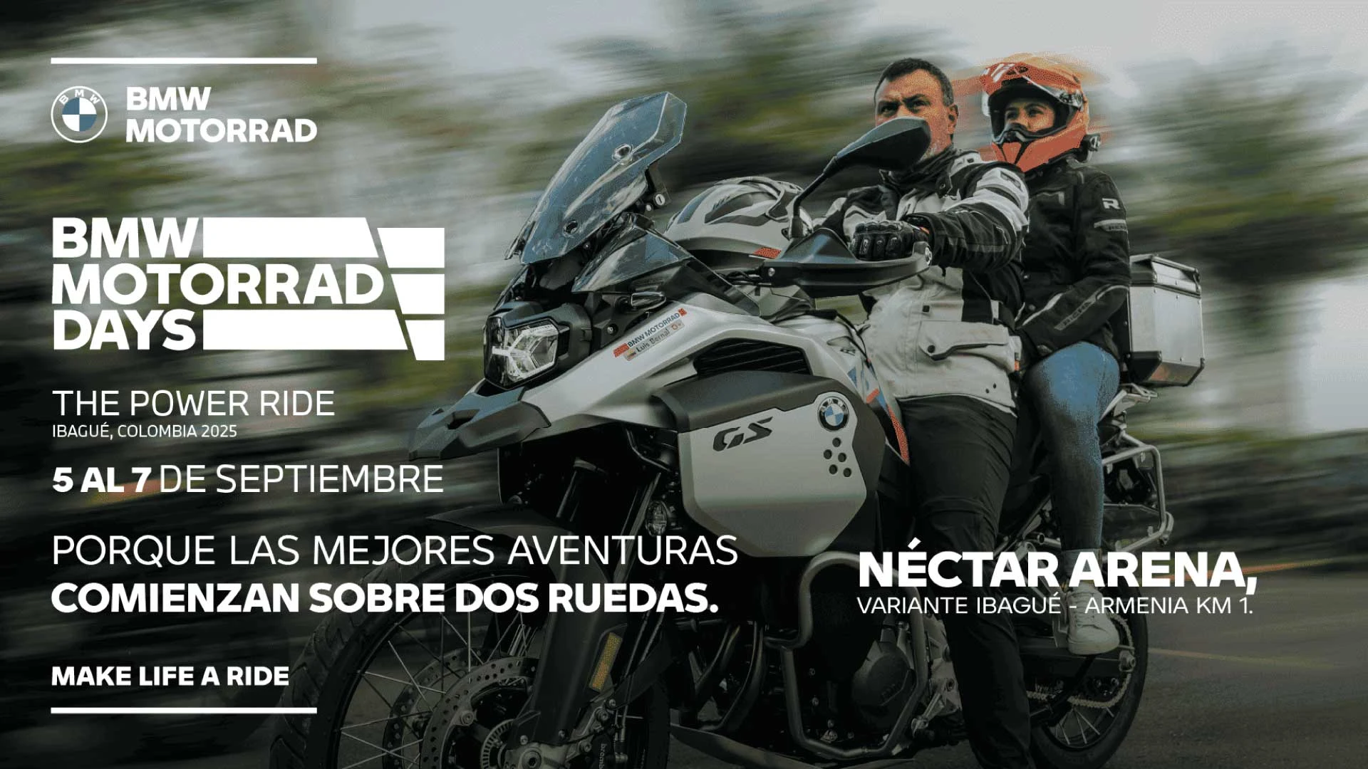 Precios de boletas del convencion de BMW MOTORRAD DAYS 2025 en Ibagué