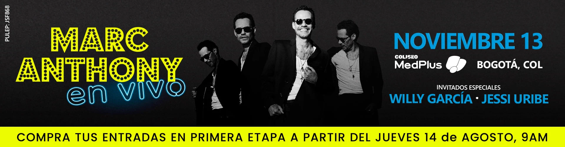 concierto MARC ANTHONY - EN VIVO TOUR en Bogotá