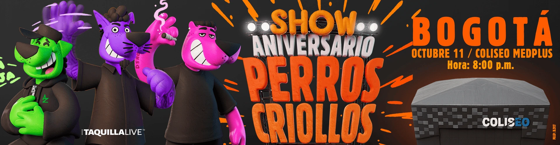 show PERROS CRIOLLOS BOGOTA en Bogotá